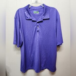 Pro Tour Polo Shirt XL Men's Purple Cool Play Lightweight Golf Casual B945‎